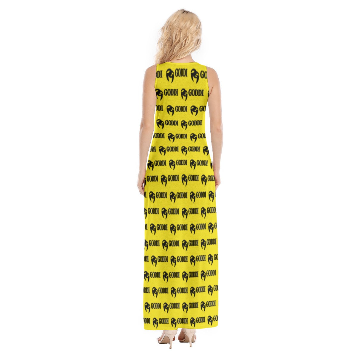 All-Over Print Women's Vest Dress | Length To Ankle