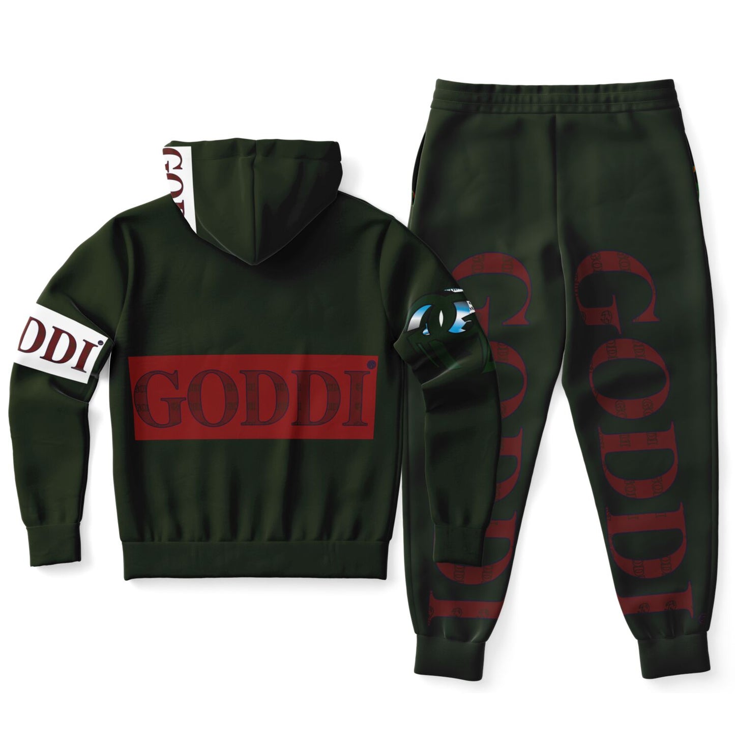 GODDI GG Classic Sweatsuit GG  Logo Print for Men