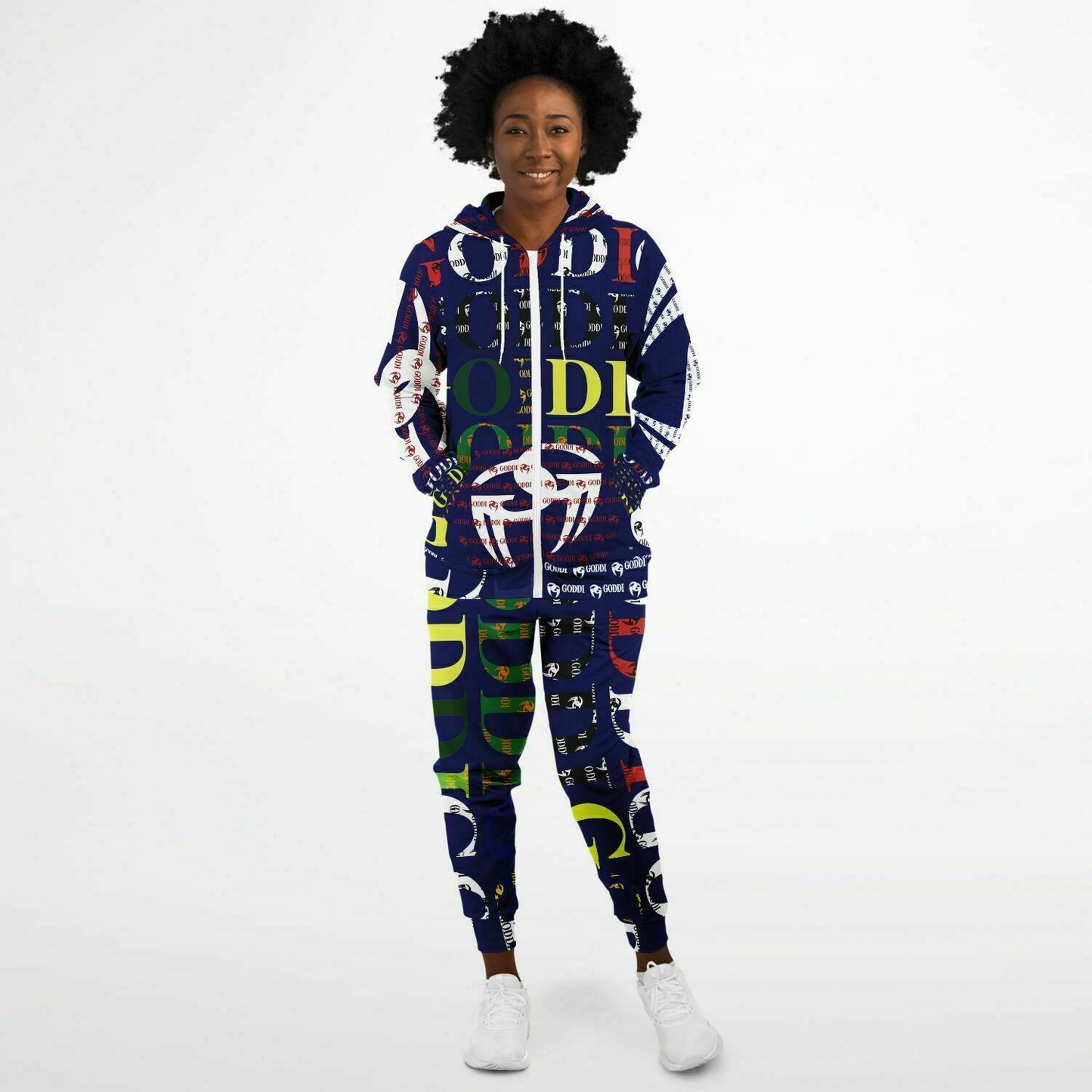 GODDI - Loungewear GG Ziphoodie & Jogger - M Unisex