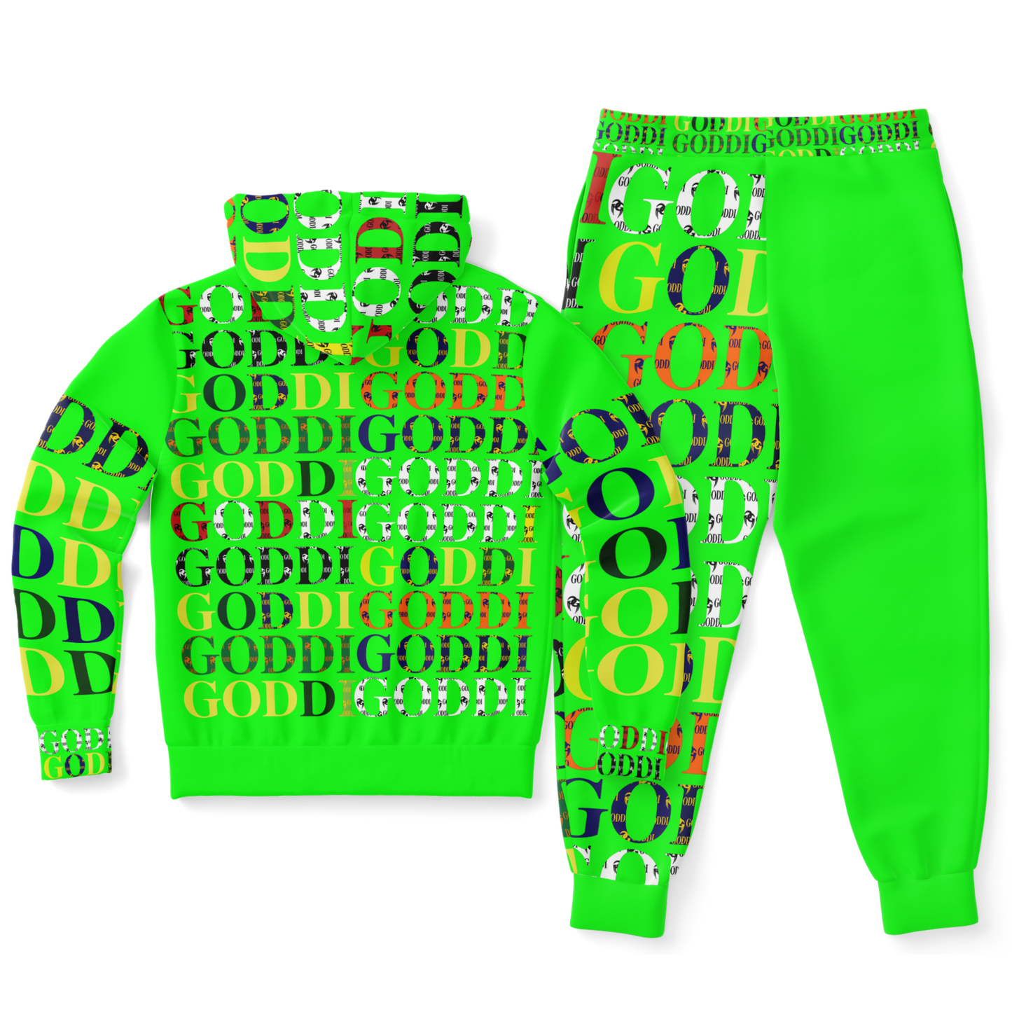 Goddi GG Logo Print ziphoodie and Jogger collection A10