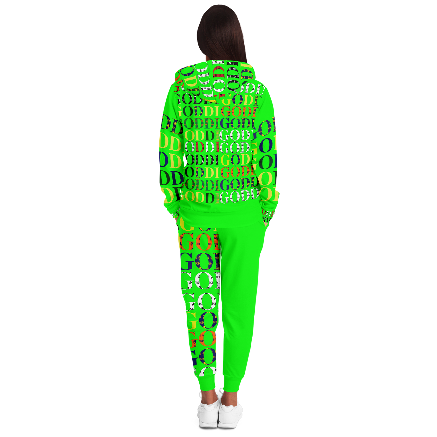 Goddi GG Logo Print ziphoodie and Jogger collection A10