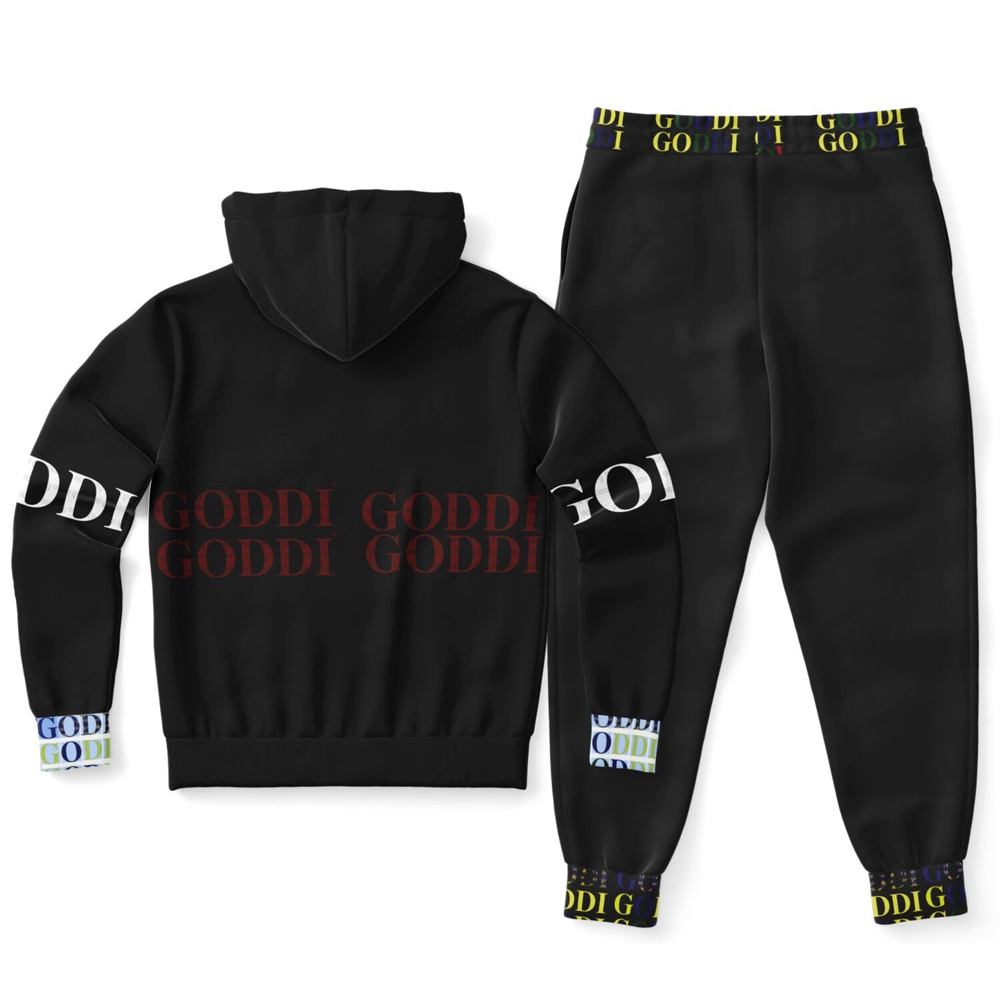 GODDI Graphic Ziphoodie & Joggers A032