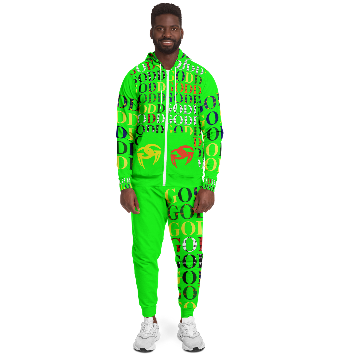 Goddi GG Logo Print ziphoodie and Jogger collection A10