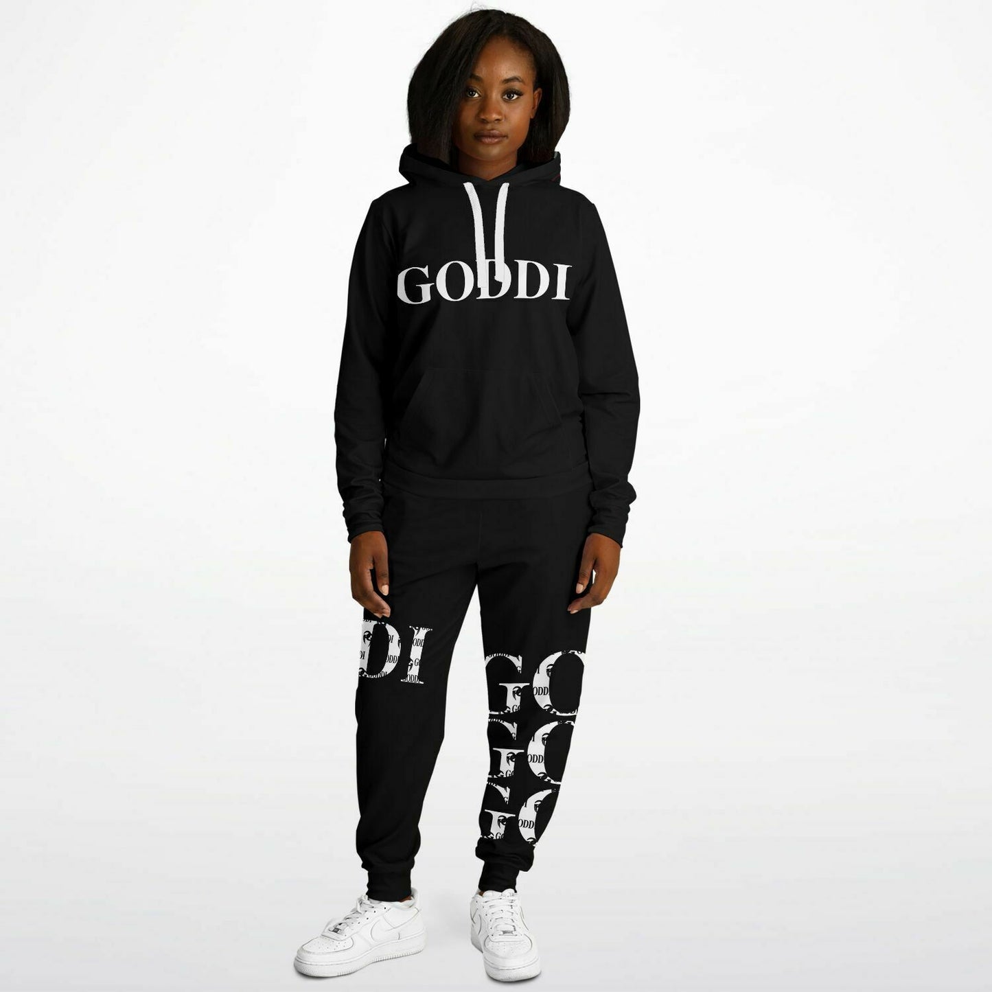 GODDI - Logo Print GG Hoodie & Jogger - S