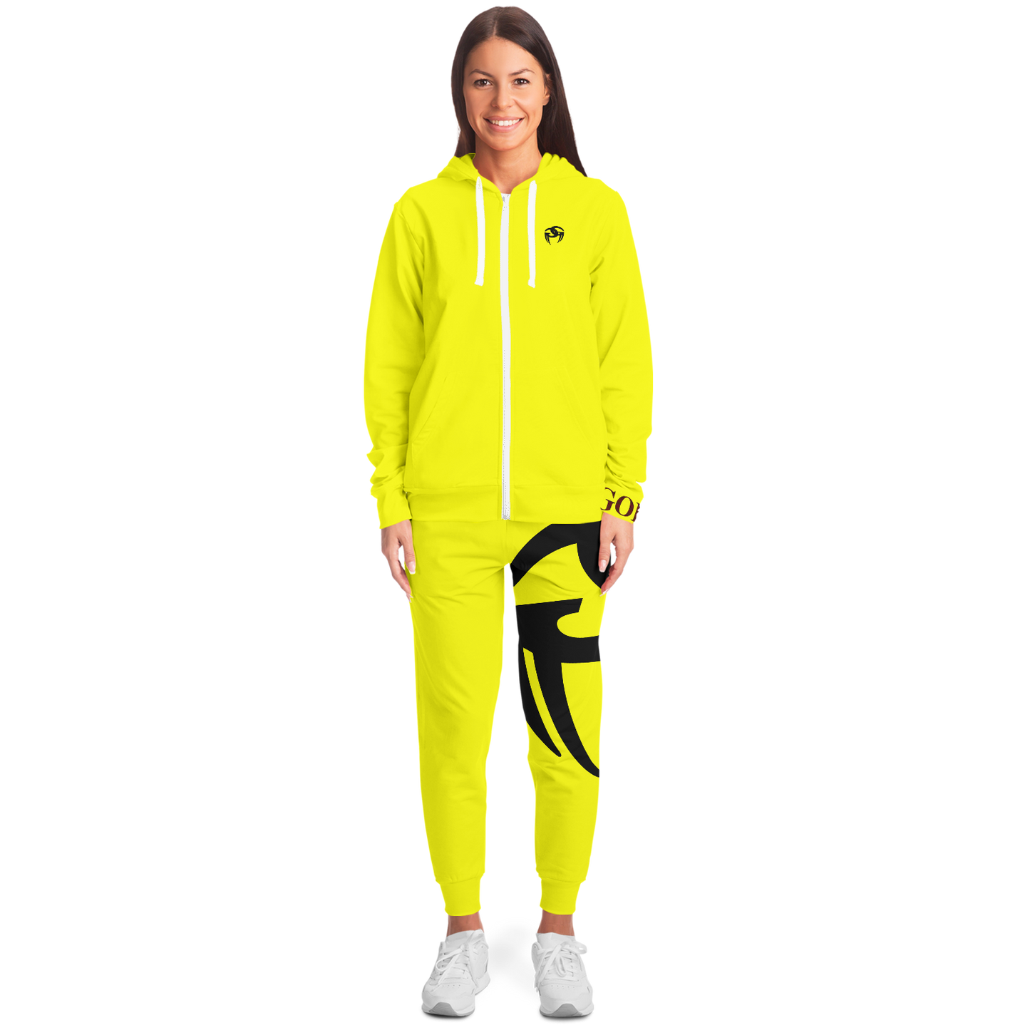 Goddi GG Big Logo Classic Sweatsuit - Yellow