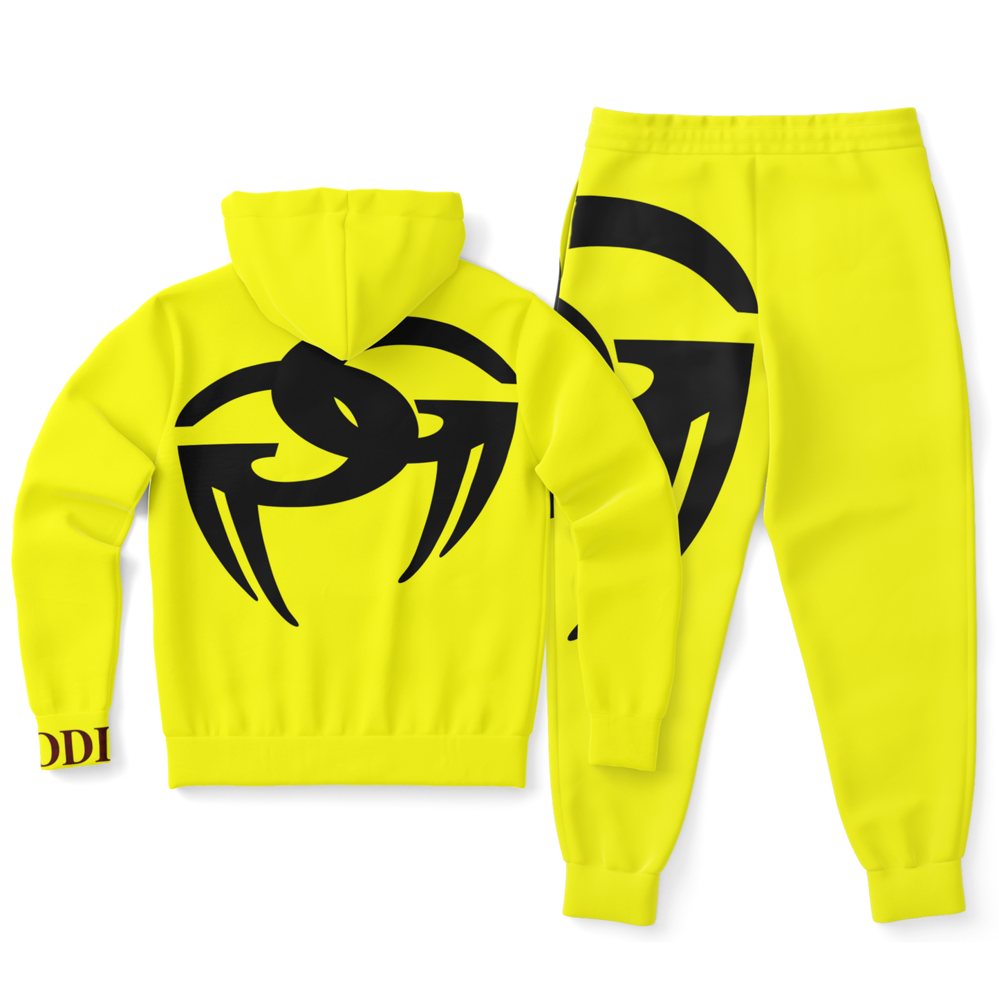 Goddi GG Big Logo Classic Sweatsuit - Yellow