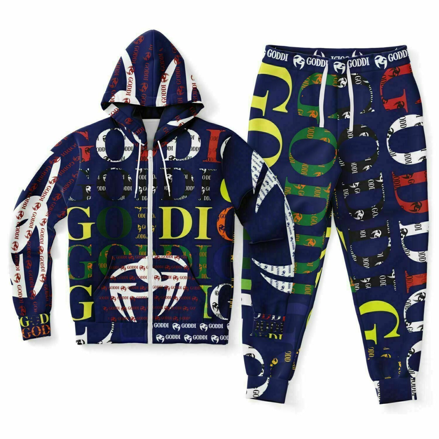 GODDI - Loungewear GG Ziphoodie & Jogger - M Unisex