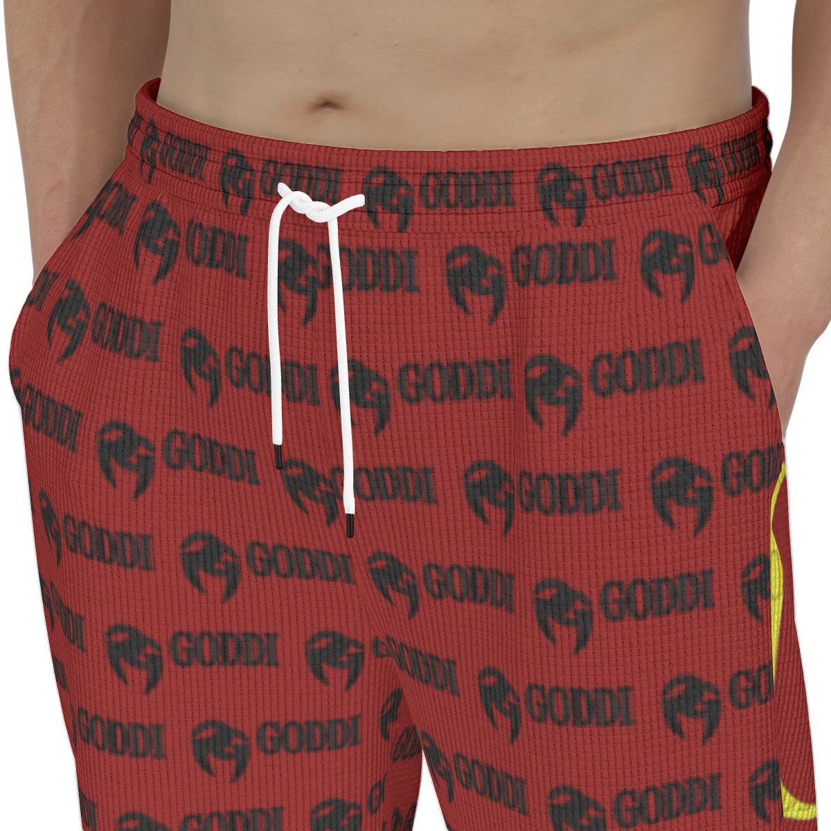 GODDI GG All-Over Men's Thick Sweatpants, L