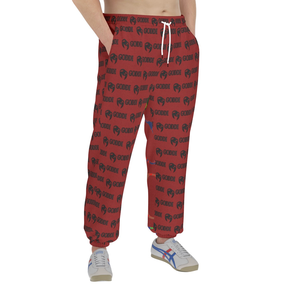 GODDI GG All-Over Men's Thick Sweatpants, L