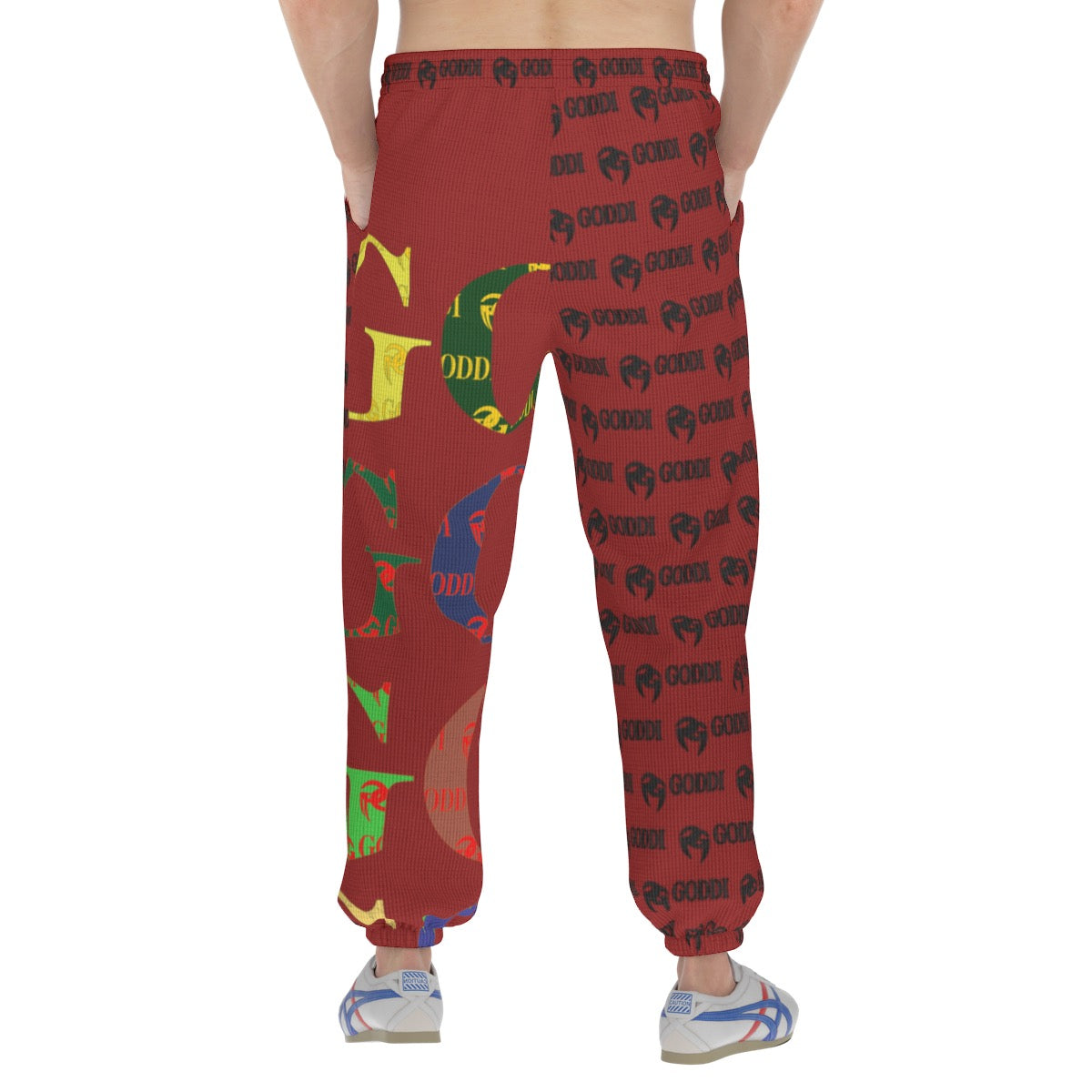 GODDI GG All-Over Men's Thick Sweatpants, L