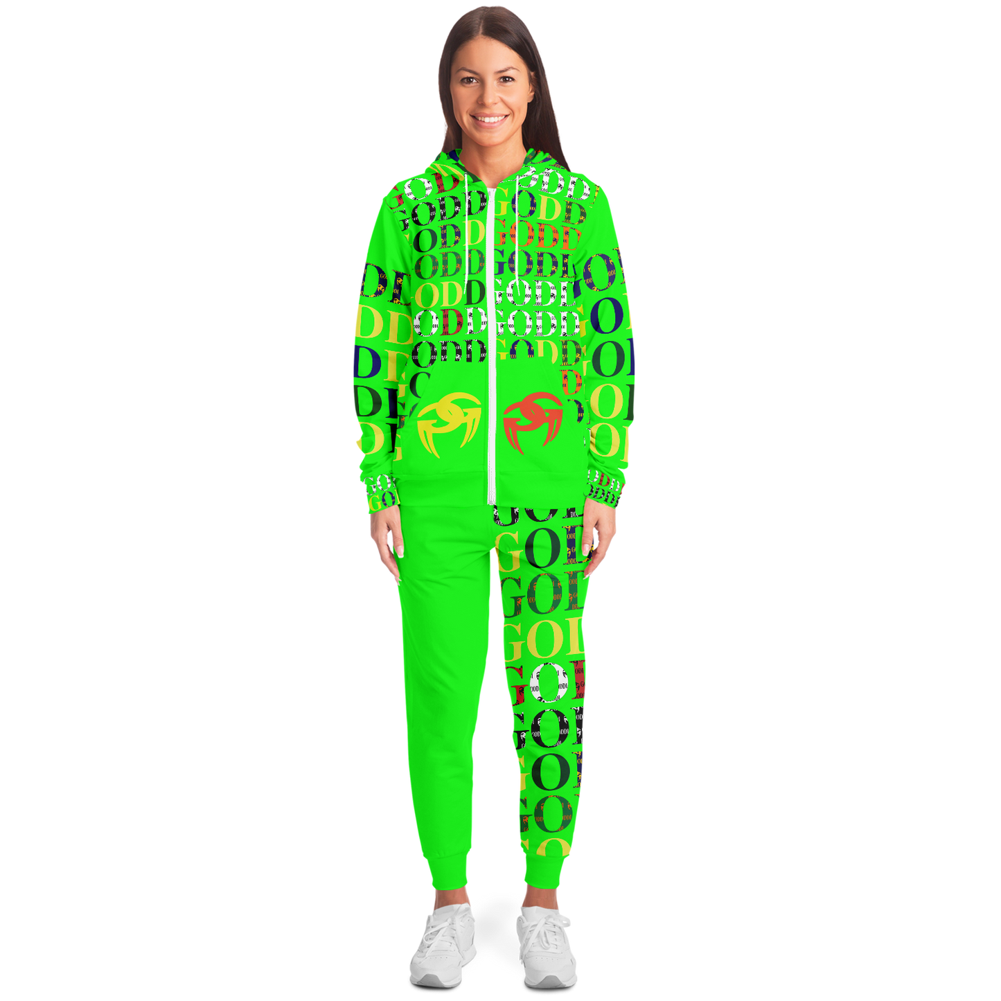 Goddi GG Logo Print ziphoodie and Jogger collection A10