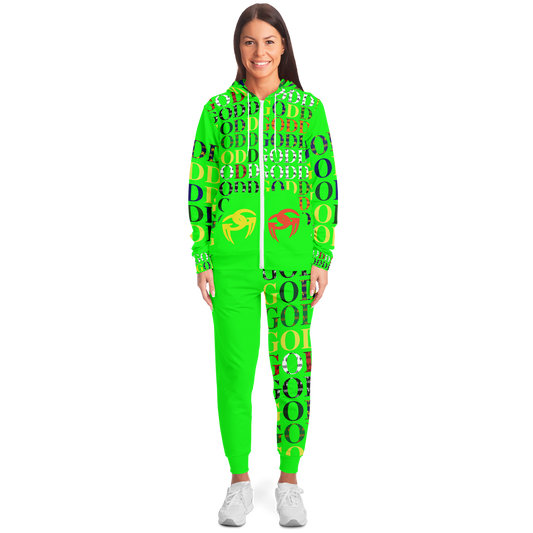 Goddi GG Logo Print ziphoodie and Jogger collection A10