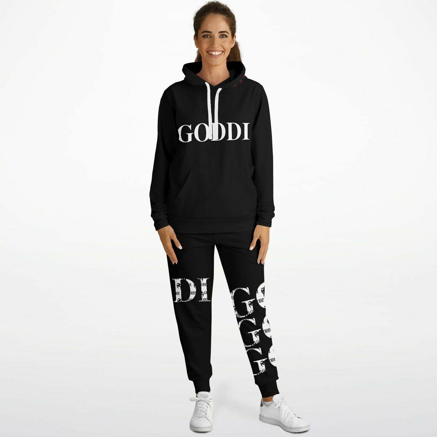 GODDI - Logo Print GG Hoodie & Jogger - S