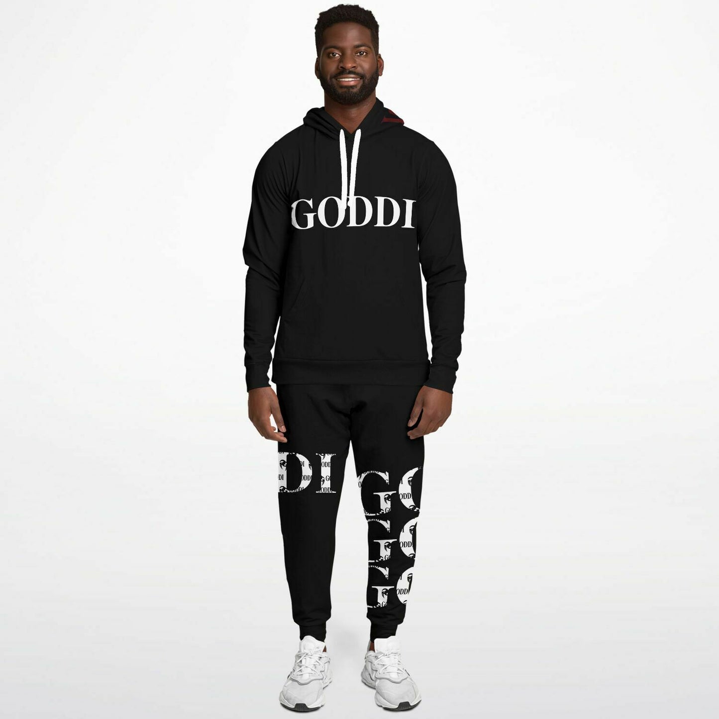 GODDI - Logo Print GG Hoodie & Jogger - S